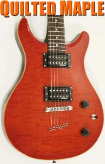NEW ELECTRIC GUITAR with ARCHED QUILTED MAPLE TOP~SALE  