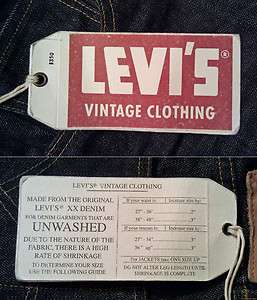 NWT LEVIS jeans 501 XX Vintage 1947 Lot.47501 0096 W31 L34 Made in 