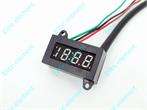 Micro Digital Clock Red LED For Car Motorcycle Motorbike Scooter Bike 