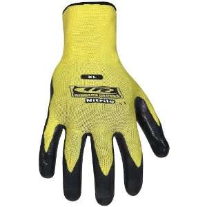  Ringers Gloves 013 12 Nitrile 1/2 Dip Glove, Yellow, XX 