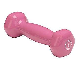 BSTVD1 1 lb. Pink Vinyl Dumbbell  Body Solid Fitness & Sports Strength 