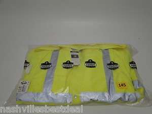   GLoWEAR 8385X Class 4 in 1 X Back Jacket Lime, High Visibility, 5XL