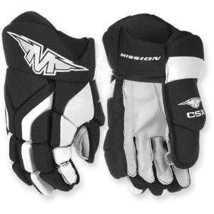 New Mission CSX Sr. Hockey Gloves  Black/White  2010  