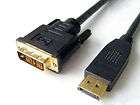   Display Port to DVI single link Digital Converter Cable,6ft 1080p