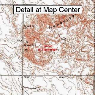  USGS Topographic Quadrangle Map   Simcoe, North Dakota 