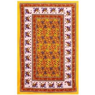    Blue Flower ~ Indian Tapestry ~ 60 x 90 in.