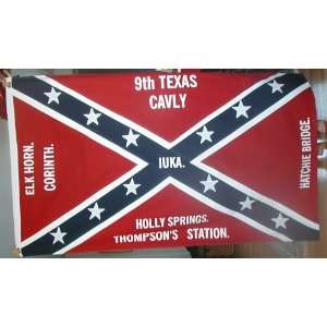  Confederate Civil War Flag.9th Texas Cavalry 