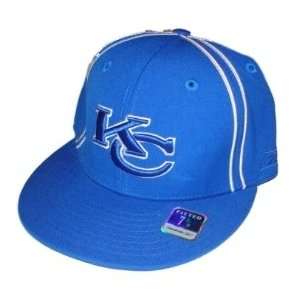  Kansas City Chiefs Reebok Hat Cap Blue Fitted (7 3/8 