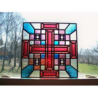 Monks Stained Glass Jerusalem Cross  Monks Corner Gifts Giftable Items 