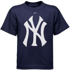 Nike New York Yankees Navy Blue Preschool Big Logo T shirt  