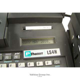 PANDUIT LS4H WIRE CABLE MARKER PRINTER◢◤  