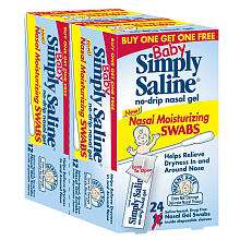 Baby Simply Saline Nasal Moisturizing Swabs   Blairex Laboratories 