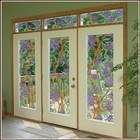   For Windows Biscayne 16 x 74 Clear Stained Glass Window Film