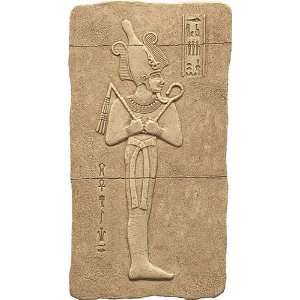  Osiris Wall Relief, Stone Finish