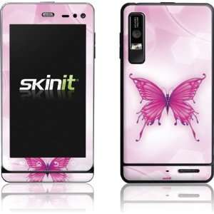  Skinit Pink Butterfly Vinyl Skin for Motorola Droid 3 