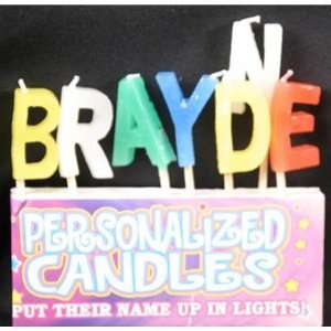  Brayden Named Candle Toys & Games