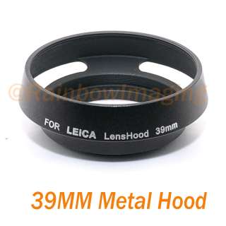 39mm Lens Hood for Leica M Leica R Leitz Voigtlander  