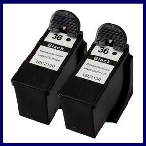 Pack Ink Cartridge for Lexmark 36 Black X3650 X4650 X5650  