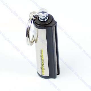 Pcs Silver Permanent Match Striker Lighters Key Chain  