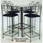   French Traditional Counter Height Table Base   Metal Finish Aged Iron
