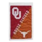 fans with pride u of oklahoma and u of texas