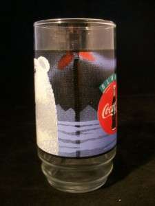 Coca Cola Indiana Glass Polar Bear Always Cool Glass  