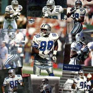  Burbank Dallas Cowboys Michael Irvin 20 Trading Card Set 