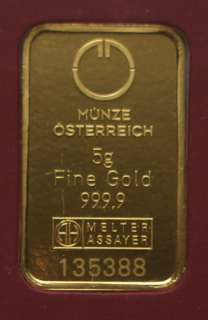 GRAM YELLOW GOLD FINENESS 999.9 BULLION SWISS SWITZERLAND 