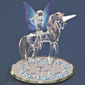  Glass Unicorn w/ Fairy