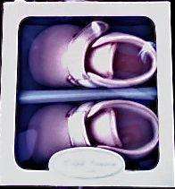 Ralph Lauren Layette Pink Velour Cozy Shoes   Size 3   NEW 