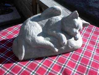 New PET CAT ANGEL & WINGS Memorial Statue Stone Grave  