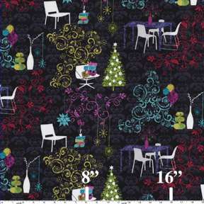 Michael Miller Christmas MOD Holiday Fabric by yard  
