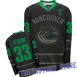 NHL Gear   Henrik Sedin #33 Vancouver Canucks Black Ice Jersey Hockey 
