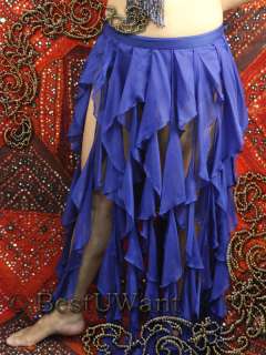 Ballroom Belly Dance Tango Costume Dress Skirt LARGE XL  