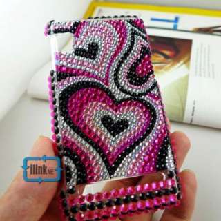 Rhinestone Bling BACK CASE F Motorola Droid 2 A955 M14  