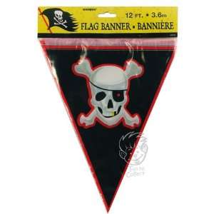  Gold Tooth Pirate 12 foot Pennant Banner Toys & Games