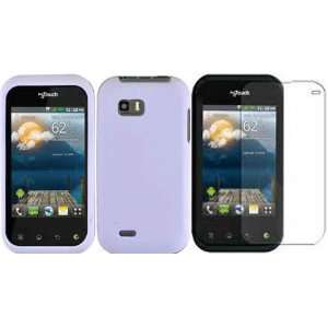   Case Cover+LCD Screen Protector for LG Mytouch Q LG Maxx Qwerty C800