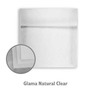  Glama Natural Clear Envelope   250/Box