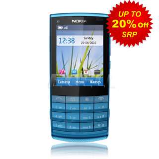 SIM Free Unlocked Nokia X3 02 Touch and Type Mobile Phone   Petrol 