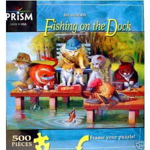  Prism 1000pc. puzzle Fishing on the Dock Toys & Games