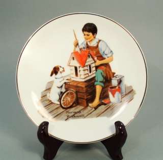 JAPAN NORMAN ROCKWELL DOLLHOUSE FOR SIS PORCELAIN PLATE  
