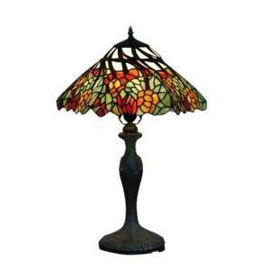 Tiffany style Floral Bronze Finish Table Lamp