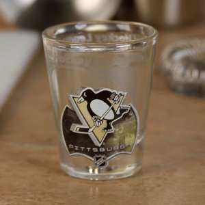   Penguins 2oz. High Definition Design Shot Glass