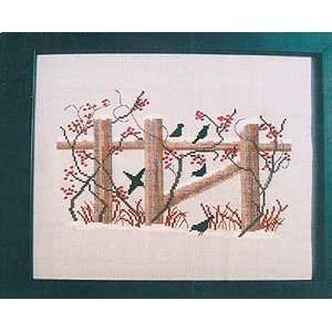  Crows In The Snow   Cross Stitch Pattern Arts, Crafts 