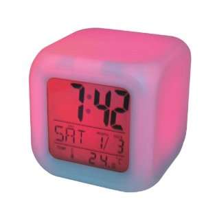  Digital Color Changing Calendar Clock (Set of 6 pcs, Free 