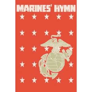 Marines Hymn #2 by Unknown 12x18 