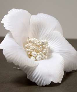 WEDDING BRIDAL WHITE FLORAL FLOWER BRIDE HAIR ACCESSORY 068180002429 