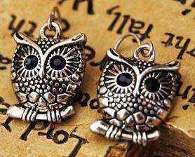 Fashion Silver Color Child Owl Korean Fashion Earrings  