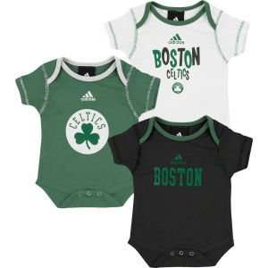  Boston Celtics Outerstuff NBA Infant 3pc Bodysuit Set 
