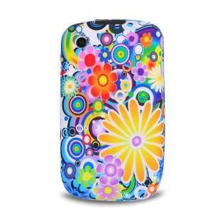 Yellow Pink Purple Multi Color Pattern Flower Soft Silicone Skin Gel 